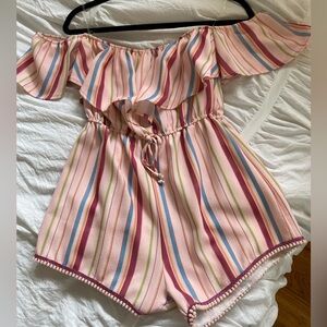 This cute colorful romper in a size kids extra large from Vintage Havana.